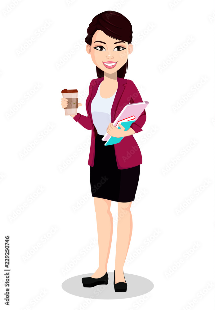 Asian business woman in office clothes Asian business woman in office clothes
