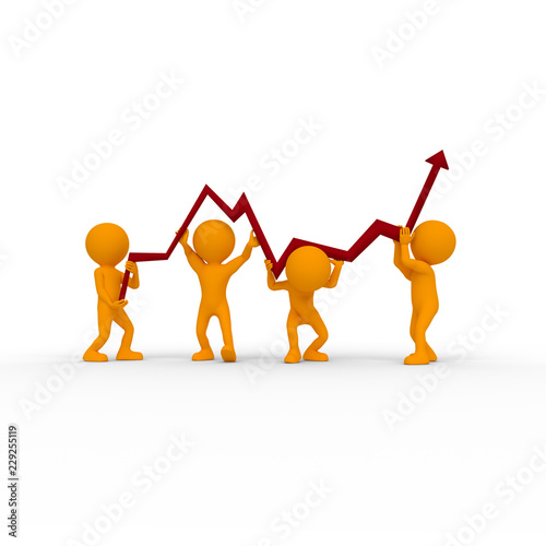 Team holds up a trend line