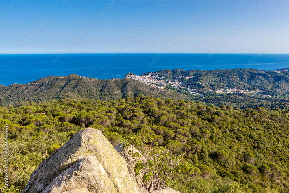 The hills and mountains of Casa Giverola, Tossa de mar 