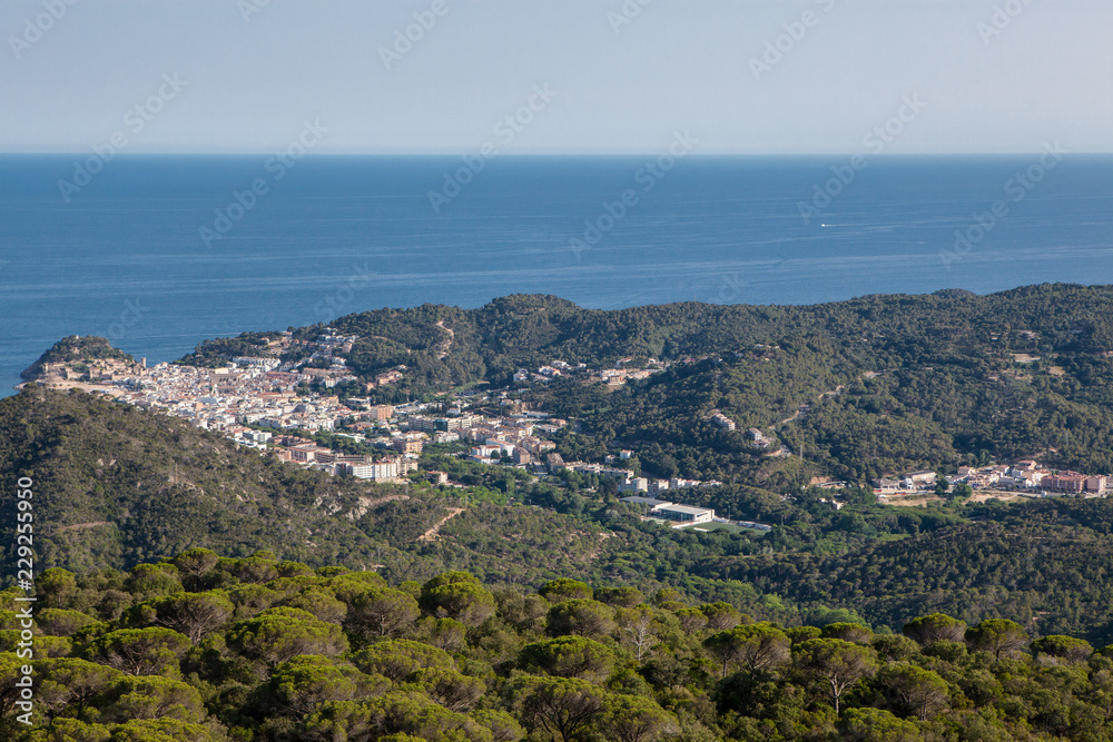 The hills and mountains of Casa Giverola, Tossa de mar 