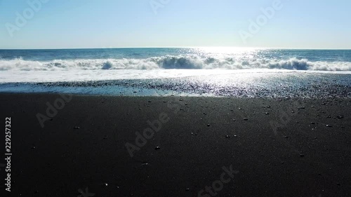 schwarzer Strand Island