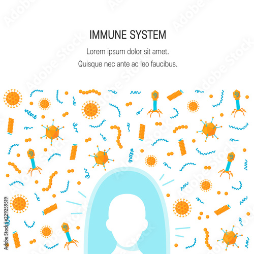 Immune system vector concept