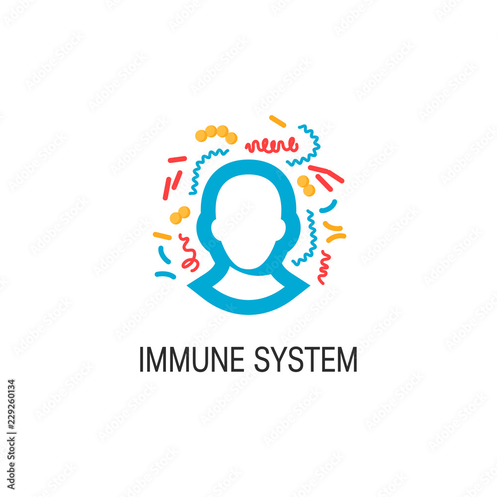 Immune system vector concept Immune system vector concept