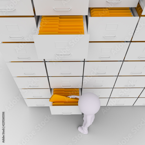 Business cabinets for storage
