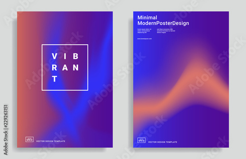 Trendy abstract design templates