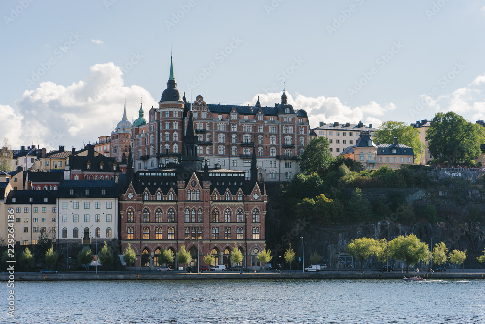 Naklejka premium View of the Stockholm City