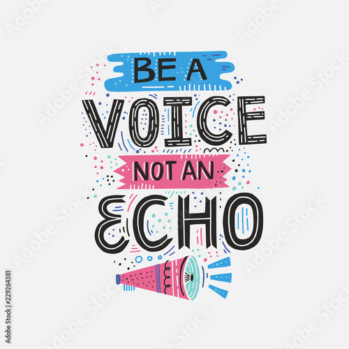 Voice not echo