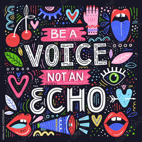 Voice not echo