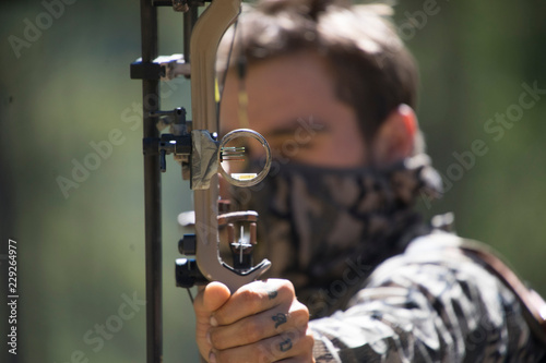 Hunter taking aim