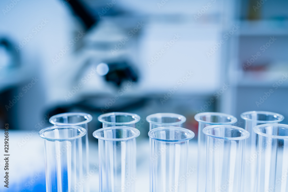 Science laboratory test tubes .medical glassware Science laboratory test tubes .medical glassware