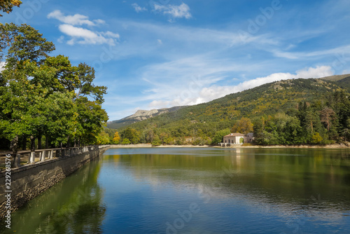 autumn in la granja de san ildefonso