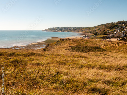 jurassic coast Charmouth dorset cliffs rocks landscape nature tourist people holiday destination fun recreation ocean