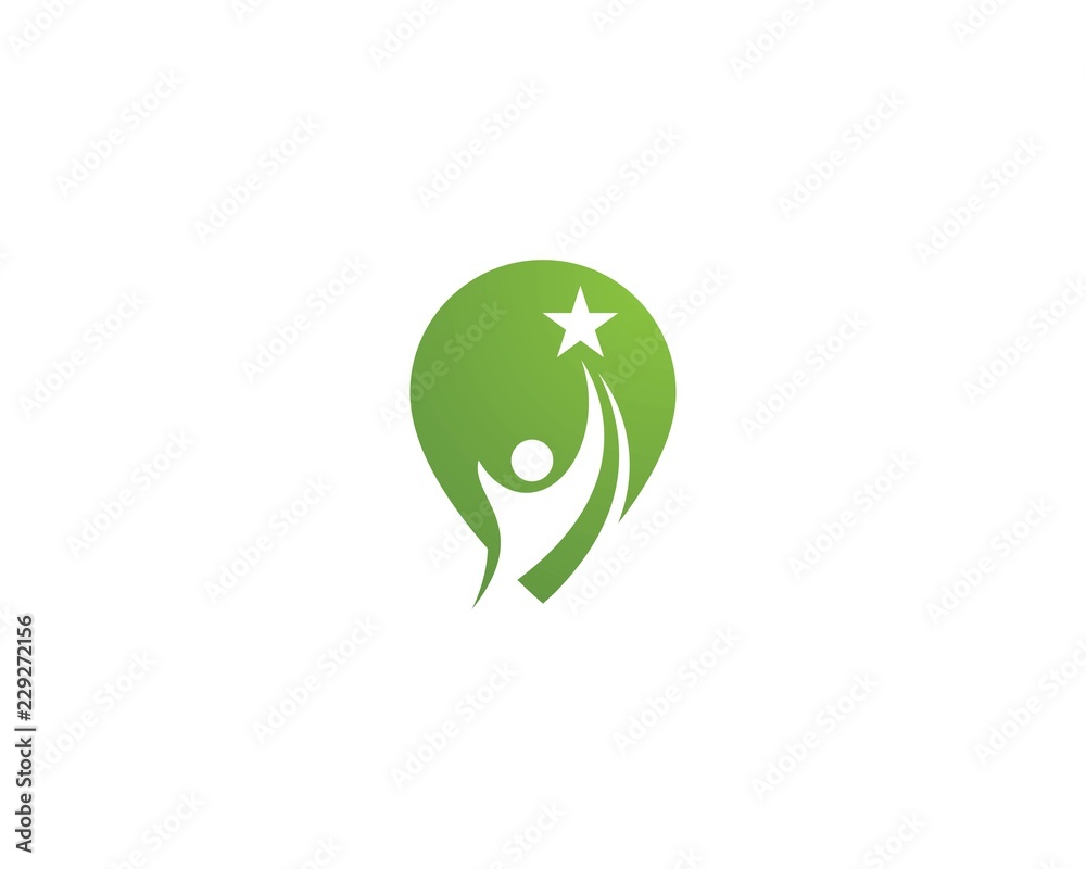 success people logo vector success people logo vector