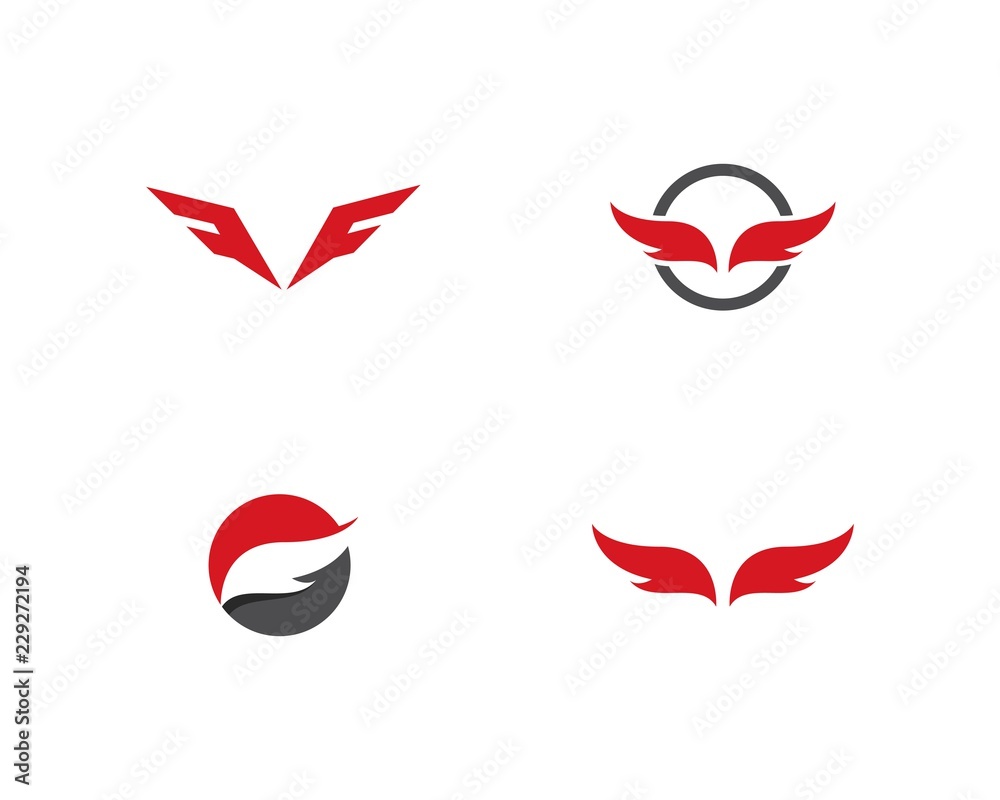 Wing Logo Template Wing Logo Template