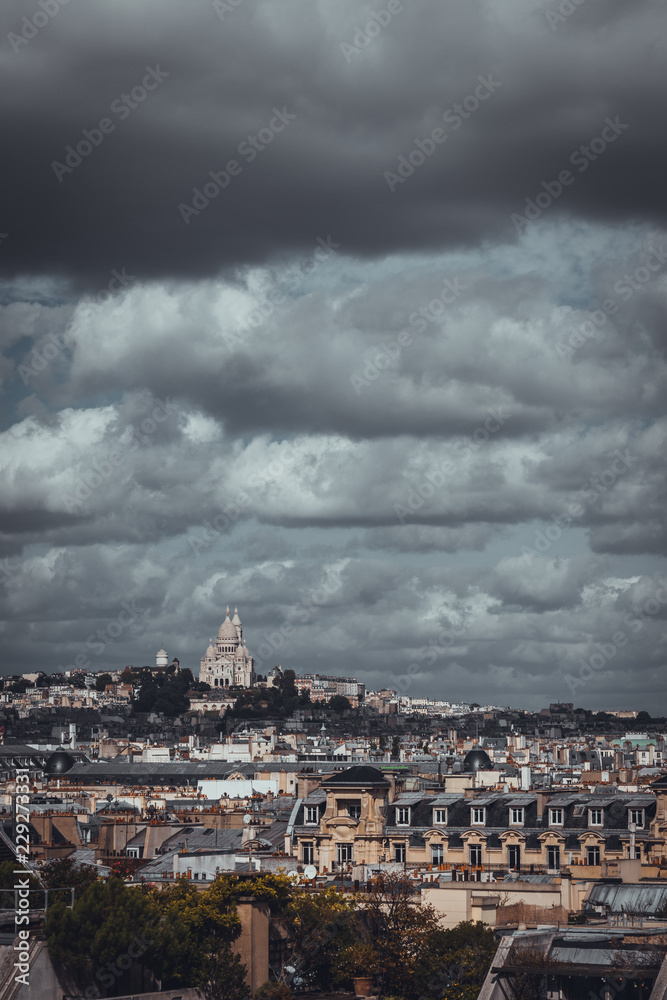 Cloudy Montmartre, Paris, FRANCE