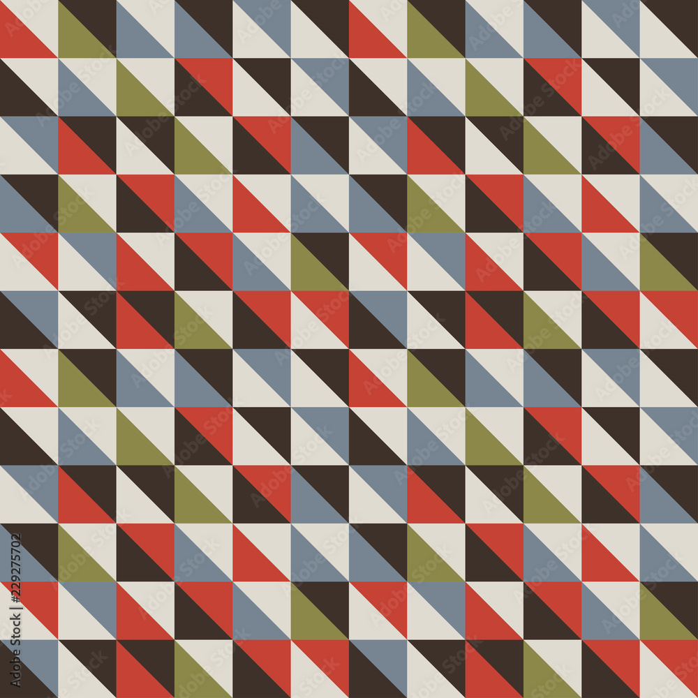 Retro Geometric Seamless Pattern Retro Geometric Seamless Pattern