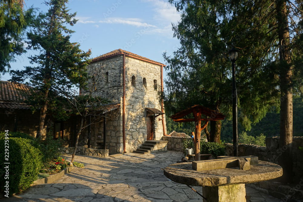 Motsameta Monastery Courtyard Main View