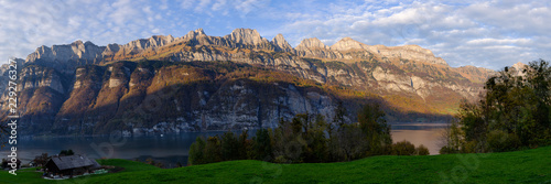 Churfirsten panorama photo