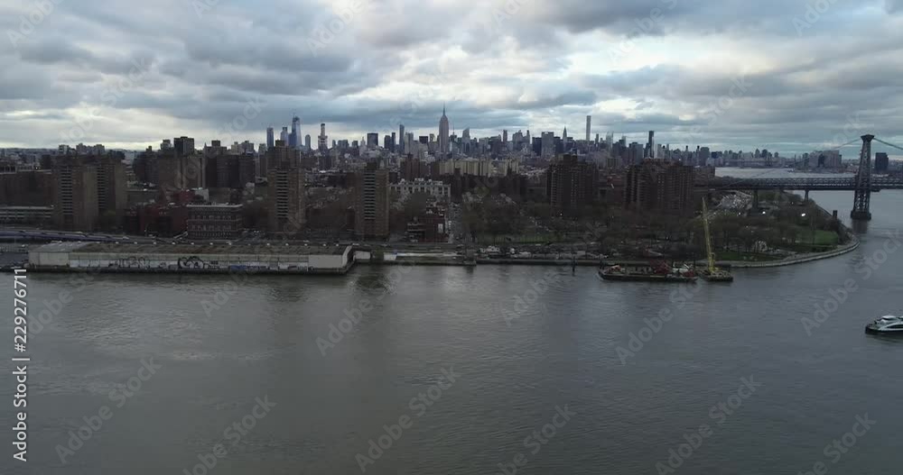 Aerial of Brooklyn, New York Aerial of Brooklyn, New York