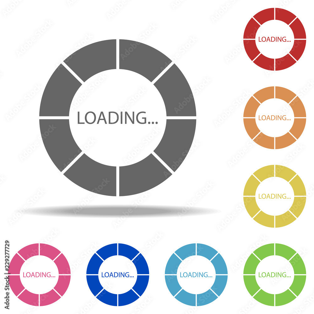 loading in pie icon. Elements of Loader in multi color style icons. Simple icon for websites, web design, mobile app, info graphics loading in pie icon. Elements of Loader in multi color style icons. Simple icon for websites, web design, mobile app, info graphics
