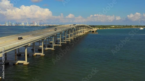 Wallpaper Mural Aerial bridge over bay 4k 60p Torontodigital.ca