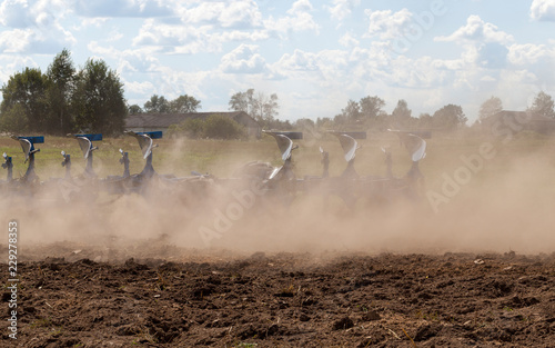 arable field dust