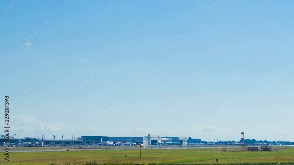 成田空港・タイムラプス・離陸ラッシュ 成田空港・タイムラプス・離陸ラッシュ