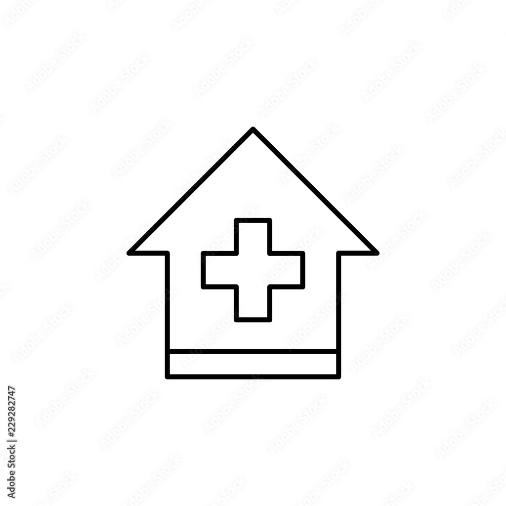 hospital free icon. Element of medicine for mobile concept and web apps icon. Thin line icon for website design and development, app development. Premium icon hospital free icon. Element of medicine for mobile concept and web apps icon. Thin line icon for website design and development, app development. Premium icon