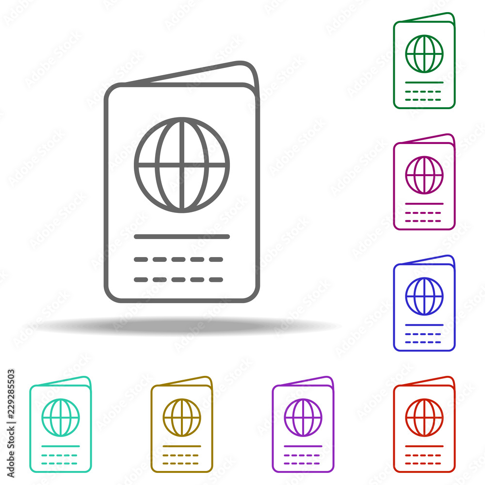 passport dusk icon. Elements of Summer holiday & Travel in multi color style icons. Simple icon for websites, web design, mobile app, info graphics passport dusk icon. Elements of Summer holiday & Travel in multi color style icons. Simple icon for websites, web design, mobile app, info graphics