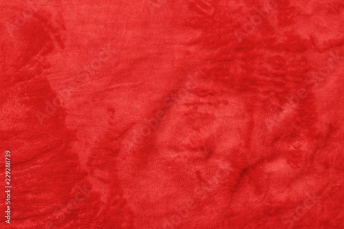 Red texture background of red fabic.