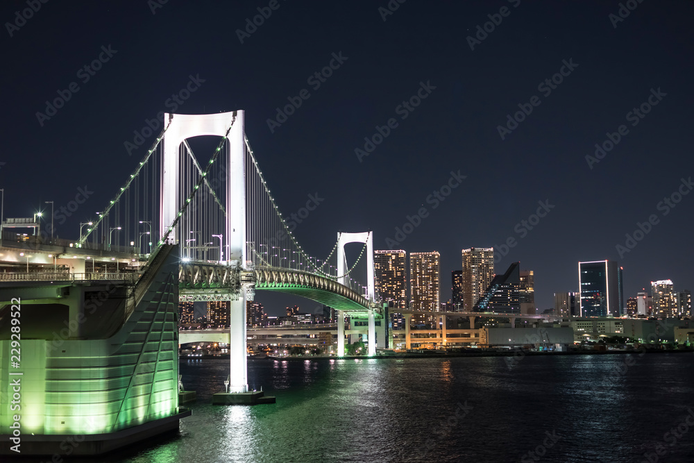 scenery of Tokyo bay area