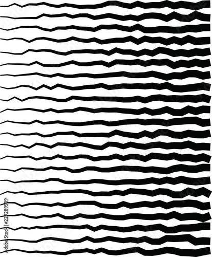 Black gradation scale line
