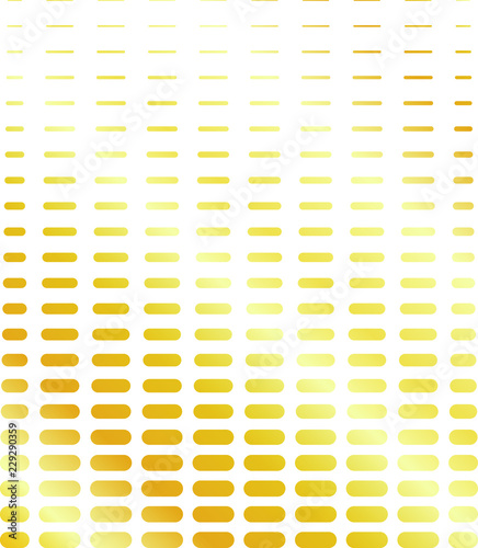 Gold gradation scale line