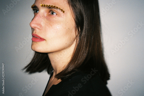 Zircon eyebrow girl photo