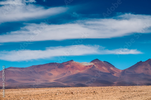 Salvador Dali Rocks at the Siloli desert in Sur Lipez province of Bolivia