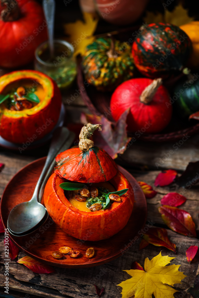 pumpkin soup with sage pesto .style rustic pumpkin soup with sage pesto .style rustic