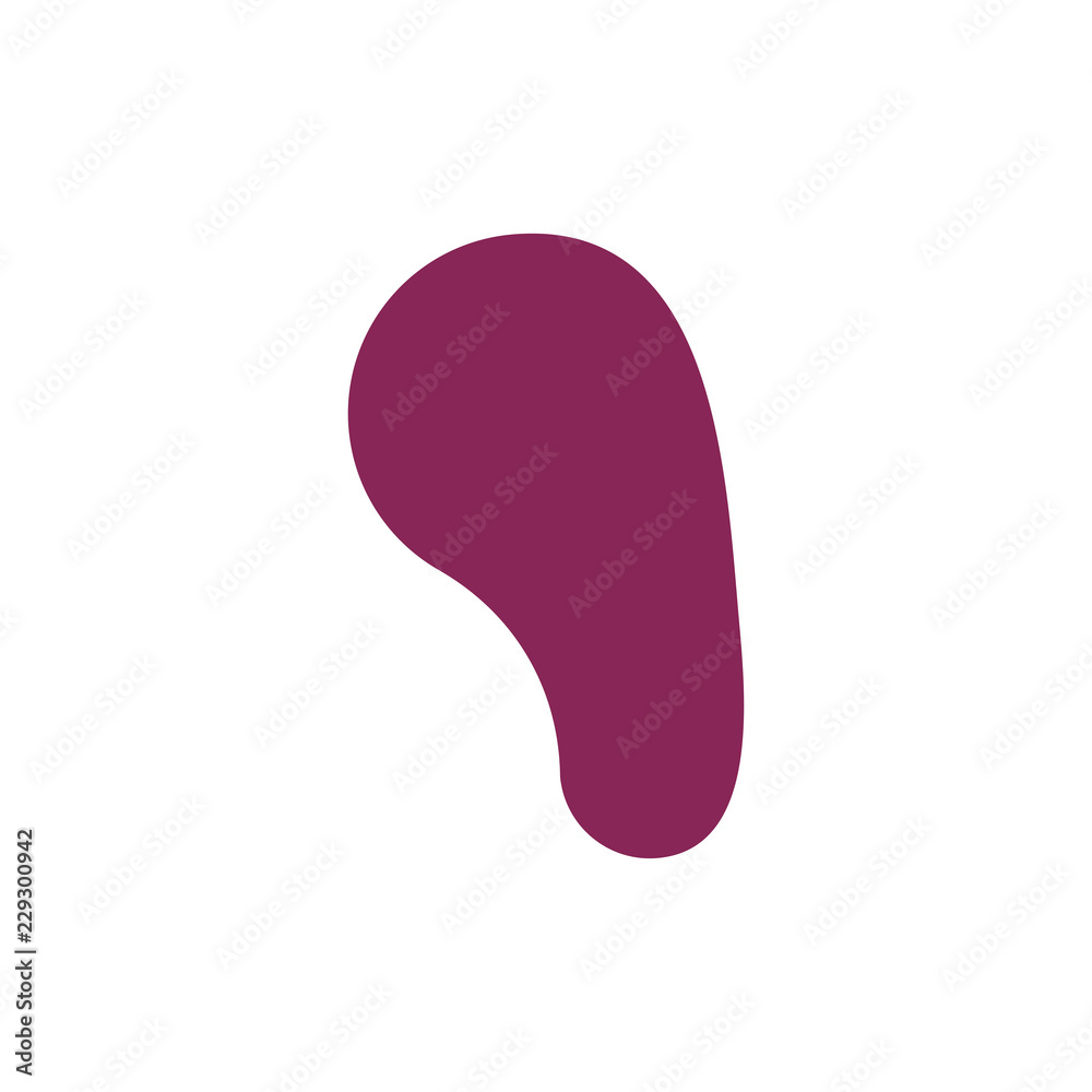 Spleen isolated. Internal organs Human anatomy. vector illustration Spleen isolated. Internal organs Human anatomy. vector illustration