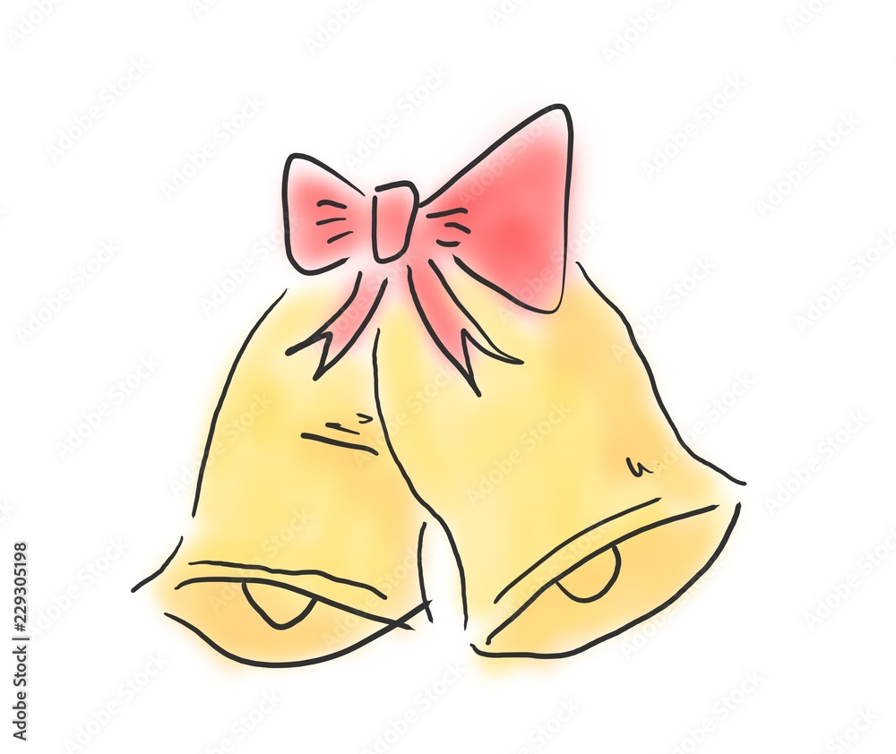 ベル クリスマスイメージ落書き風ふんわりイラスト Stock イラスト Adobe Stock ベル クリスマスイメージ落書き風ふんわりイラスト Stock イラスト Adobe Stock