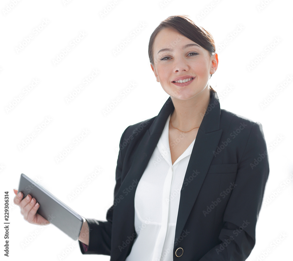 closeup of a successful young business woman closeup of a successful young business woman