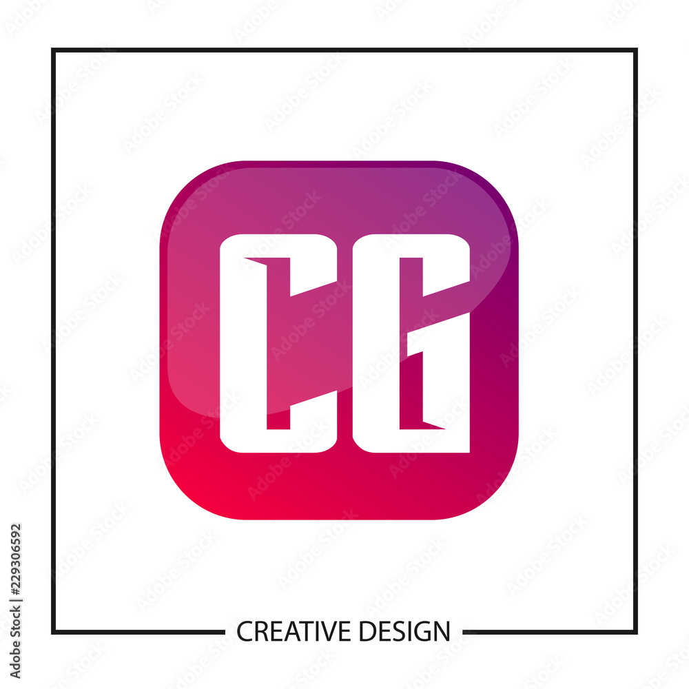 Initial Letter CG Logo Template Design Initial Letter CG Logo Template Design