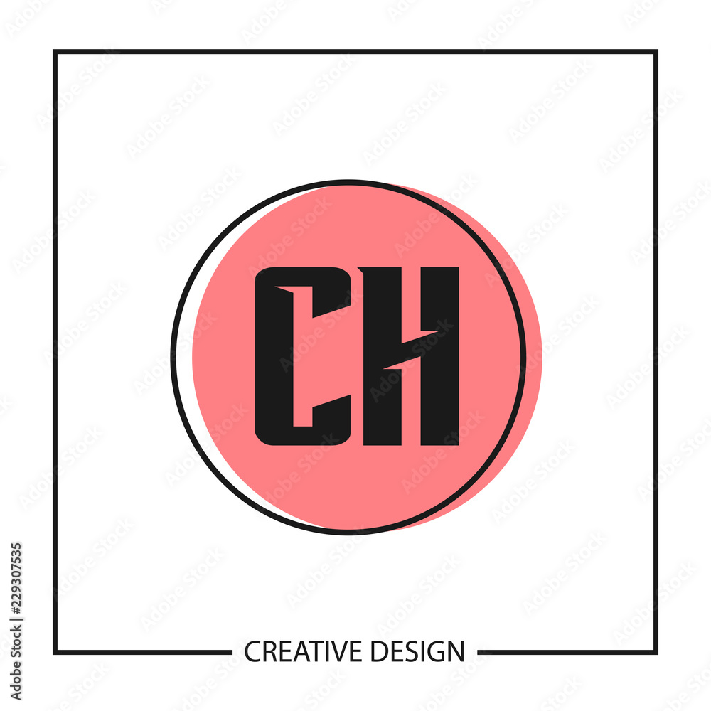 Initial Letter CH Logo Template Design Initial Letter CH Logo Template Design
