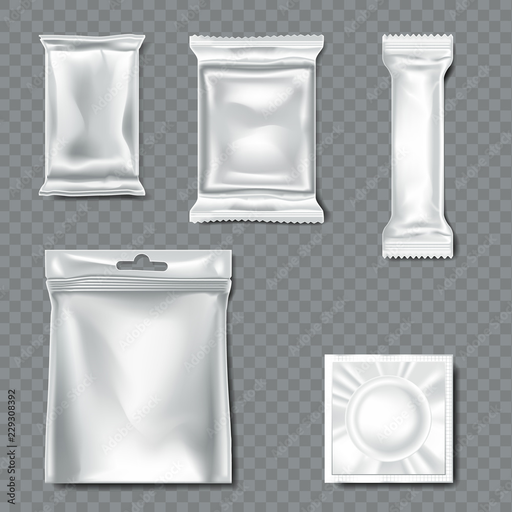 Set of  Flow pack on transparent background.