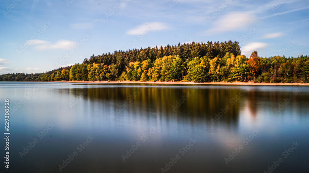 Longue pose au lac de Butgenbach