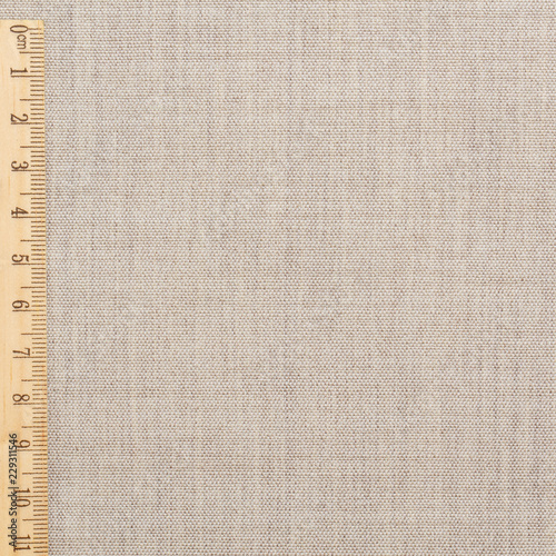 Soft linen fabric for sewing clothes. Fabric background