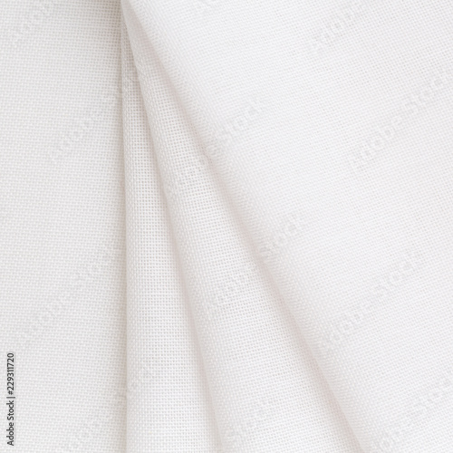 Fabric background. Soft linen fabric for clothing.