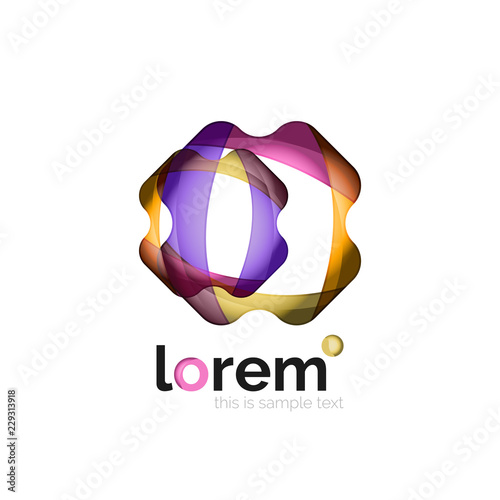 Logo, abstract geometric icon