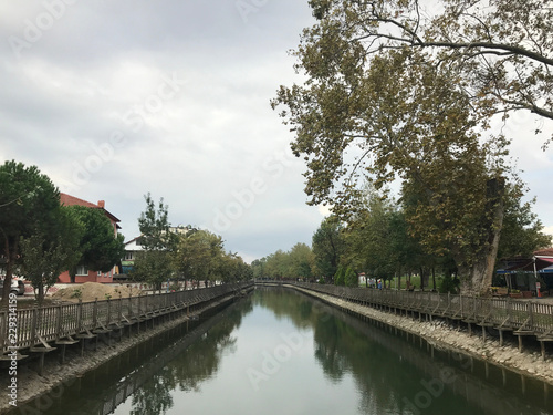 Kentpark, Sakarya, Turkey. OCTOBER 2018 - Cark Valley (TR - Sakarya, Kentpark, Cark Deresi Köprüsü)