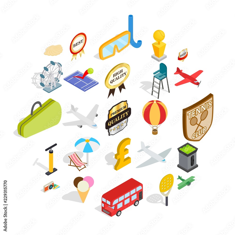 Power icons set. Isometric set of 25 power vector icons for web isolated on white background Power icons set. Isometric set of 25 power vector icons for web isolated on white background