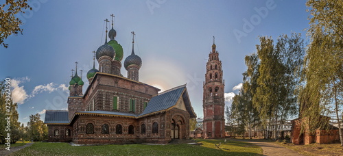 General appearance.The Temple Of John The Baptist.Yaroslavl Russia.