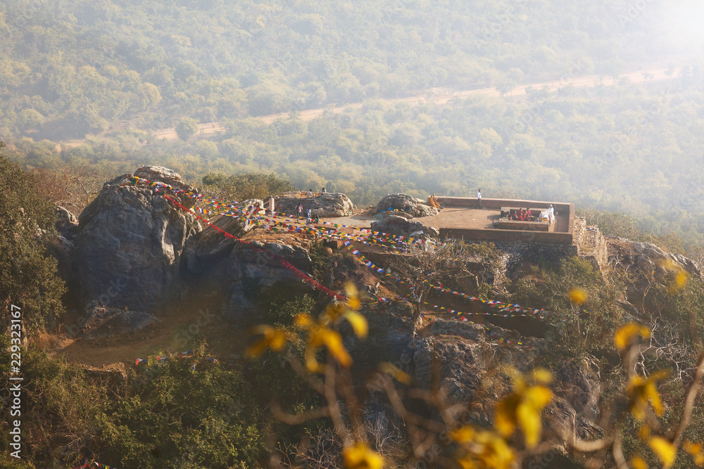 Obraz premium Mountain of Gridhakuta where Buddha gave the lectures